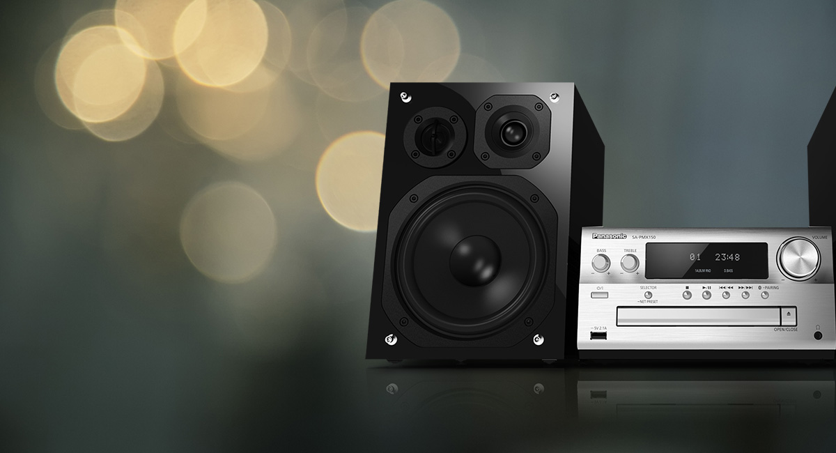 Panasonic SCPMX150 CD stereo system - SC-PMX150