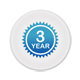 3-Year Warranty