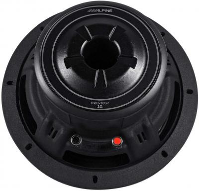 Alpine 10 Inch Shallow Mount  2 Ohm Subwoofer - SWT-S10