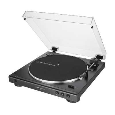 Audio Technica Fully Automatic Belt-Drive Turntable in Black - AT-LP60XUSB-BK