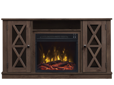 Bell'O Tv Stand with Fireplace Insert - Lukas