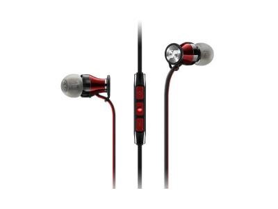 Sennheiser In Ear Headphones in Apple Red - MOMENTUM In-Ear (Apple)(red)