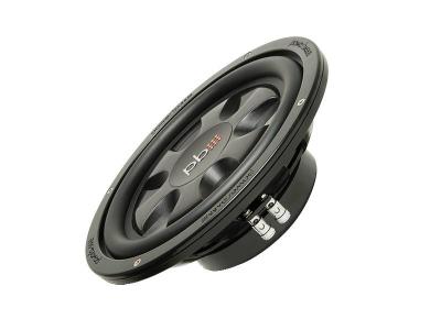PowerBass Thin Mount 10 Inch Single 4-Ohm Subwoofer - S10T