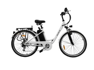 Daymak Electric Bicycle with 36V 7.8AH Lithium Ion in White -	Paris 36V (W)