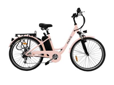 Daymak Electric Bicycle with 36V 7.8AH Lithium Ion in Pink - Paris 36V (P)