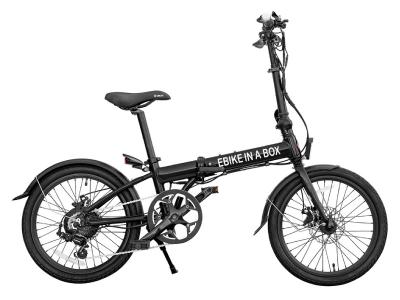 Daymak Ebike With Bluetooth MP3 Torch In Black - Ebikeinabox (B)