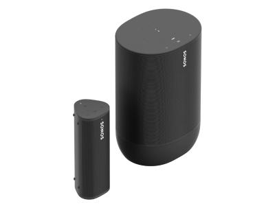 Sonos Portable Sound Set With Move And Roam In Shadow Black - Portable Set with Move & Roam (B)