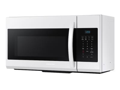 30" Samsung 1.7 Cu. Ft. Over-the-Range Microwave In White - ME17R7021EW