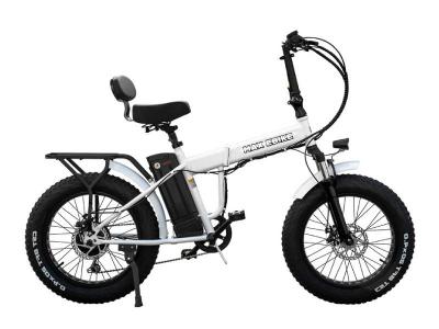 Daymak 48V 350W Fat Tire Ebike in White - Max 48V (W)