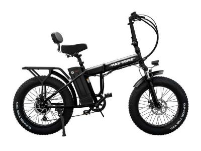 Daymak 48V 350W Fat Tire Ebike in Black - Max 48V (B)