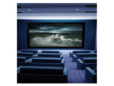 Cirrus Screens 110 Inch Stratus 4K Fixed Frame UHC Raven Projector Screen - CS-110SR178G3