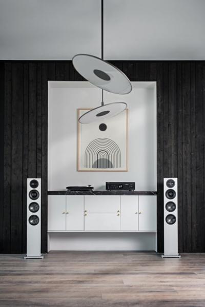 Definitive Technology Demand Series High-Performance 3-Way Tower Speaker With 10 Inch Passive Bass Radiators - D17 Left (W)