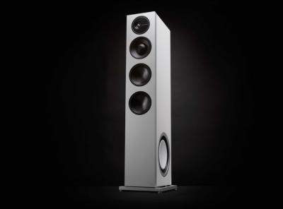 Definitive Technology Demand Series High-Performance 3-Way Tower Speaker With 10 Inch Passive Bass Radiators - D17 Left (W)