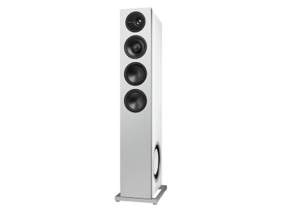 Definitive Technology Demand Series High-Performance 3-Way Tower Speaker With Dual 8 Inch Passive Bass Radiators In Gloss White - D15 Right (W)