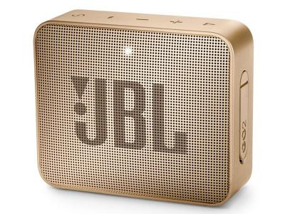 JBL Portable Bluetooth Speaker GO 2 Pearl Champagne - JBLGO2CHAMPAGNEAM