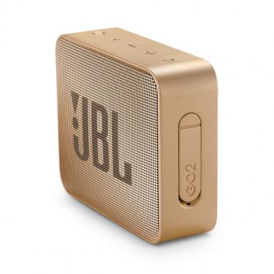 JBL Portable Bluetooth Speaker GO 2 Pearl Champagne - JBLGO2CHAMPAGNEAM