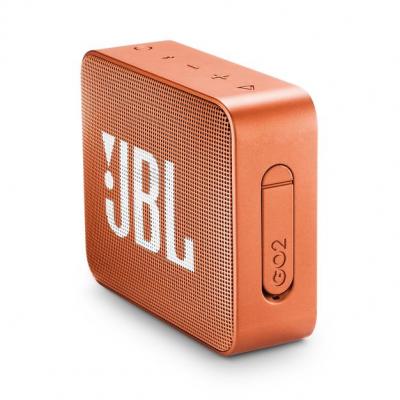 JBL Portable Bluetooth speaker GO 2 Coral Orange - JBLGO2ORGAM