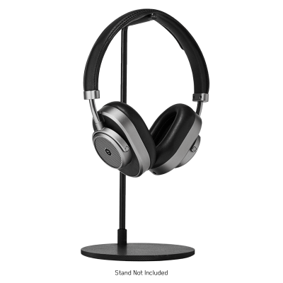 Master & Dynamic Active Noise-Cancelling Wireless Headphone In Gunmetal And Black Leather - MW65G1