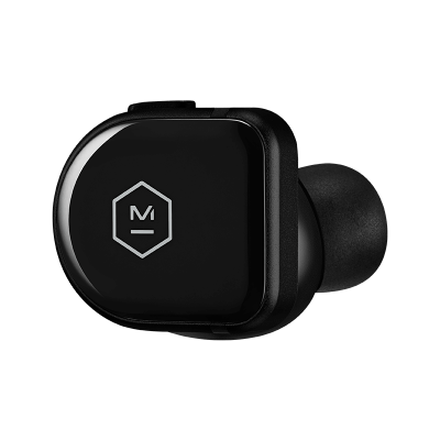 Master & Dynamic Active Noise-Cancelling True Wireless Earphone In Black Ceramic With Matte Black Case - MW08BK