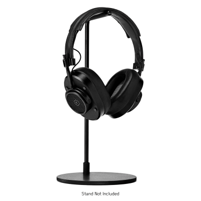 Master & Dynamic Over-Ear Headphone In Black Metal With Black Coated Canvas - MH40B1-W