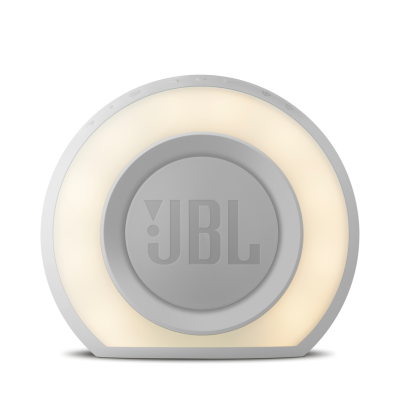 JBL Bluetooth clock radio with USB charging and ambient light - JBLHORIZONWHTAM-