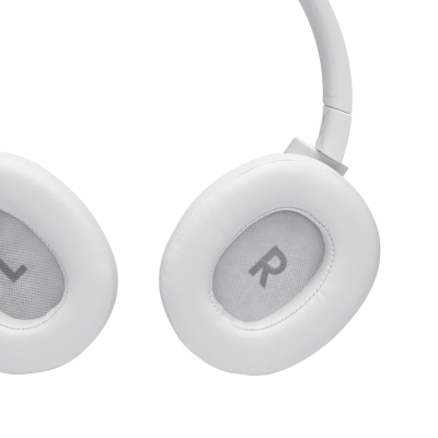 JBL Wireless Over-Ear Headphones in White - JBLT710BTWHTAM