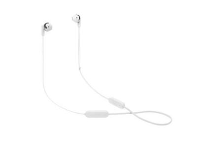 JBL Wireless Earbud Headphones in White - Tune 215BT (W)