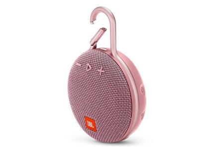 JBL A full-featured waterproof portable Bluetooth speaker with surprisingly powerful sound.-JBLCLIP3PINK