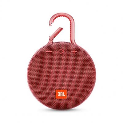 JBL A full-featured waterproof portable Bluetooth speaker with surprisingly powerful sound.-JBLCLIP3RED