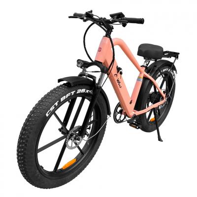 Daymak Fat Tire Electric Bike in Rose Gold  - WOLF (RG)