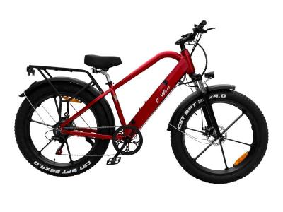 Daymak Fat Tire Electric Bike in Red - WOLF (R)