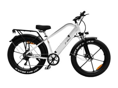 Daymak Fat Tire Electric Bike in White - WOLF (W)