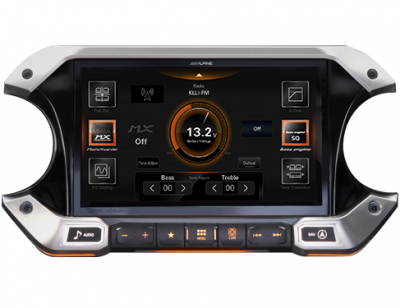Alpine 9-inch Weather-Resistant Digital Media Receiver for 2018-up Jeep Wrangler Jl and Gladiator - I509-WRA-JL