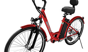 Daymak 250W EBike with 36V Lithium Ion 7.8AH Battery in Red - Monte Carlo (R)