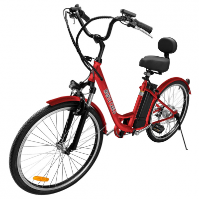 Daymak 250W EBike with 36V Lithium Ion 7.8AH Battery in Red - Monte Carlo (R)