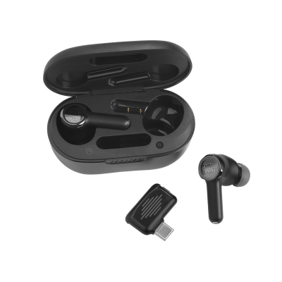 JBL True Wireless Noise Cancelling Gaming Earbuds - JBLQUANTUMTWSBLKAM