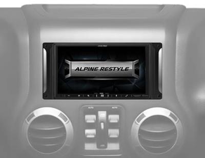 Alpine 7 Inch Multimedia Reciever for Jeep Wrangler - I407-WRA-JK