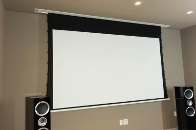 EluneVision Reference EVO 8K In-Ceiling Tab-Tensioned Screen - EV8K-TIC-92-1.0