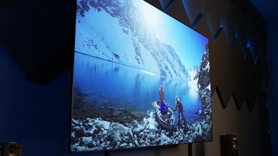 120" EluneVision Aurora 8K Ultra Short Throw NanoEdge Projection Screen - EV-ZLUST-120-8K