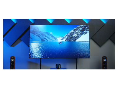 120" EluneVision Aurora 8K Ultra Short Throw NanoEdge Projection Screen - EV-ZLUST-120-8K