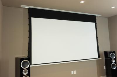 EluneVision Reference EVO 8K In-Ceiling Tab-Tensioned Screen - EV8K-TIC-120-1.0