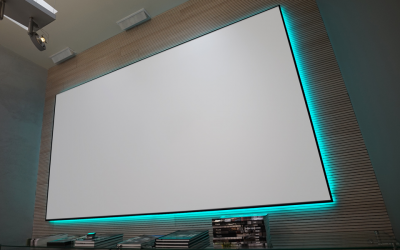 110" EluneVision 16:9 Reference Audiowave EVO 8K NanoEdge Fixed-Frame Screen - EV8K-ZAWL-110-1.15