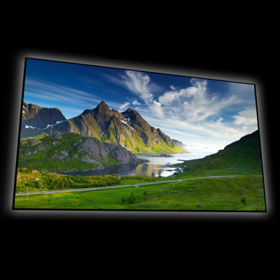 92" EluneVision 16:9 Reference EVO 8K Slim Fixed-Frame Screen - EV8K-S-92-1.0