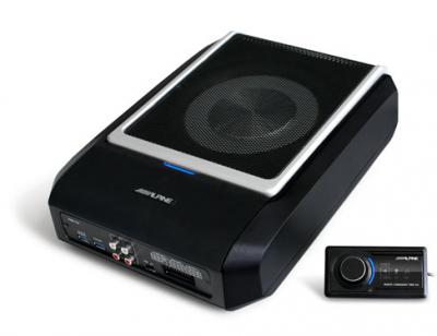 Alpine Powered Subwoofer with Built-In 4-Channel DSP Amplifier - PWD-X5