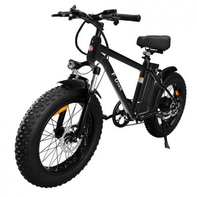 Daymak 48V Fat Tire Electric Bicycle in Black - Coyote (B)
