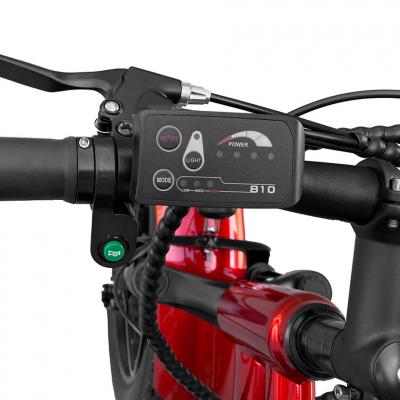 Daymak 48V Fat Tire Electric Bicycle in Red - Coyote (R)