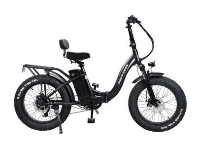 Daymak 48V Fat Tire Foldable Electric Bike in Black - Max S 48v (B)