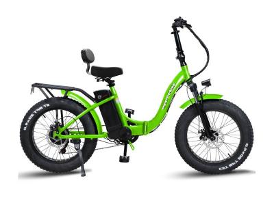 Daymak 48V Fat Tire Foldable Electric Bike in Green - Max S 48v (G)