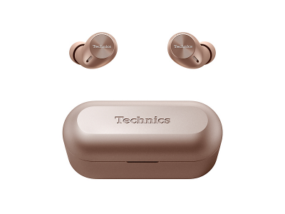 Technics True Wireless Noise Cancelling Earphones with Multipoint Bluetooth - EAH-AZ40M2(RG)