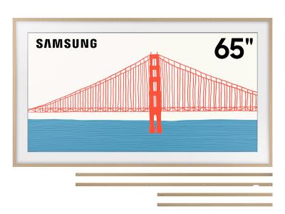 65" Samsung Bundles The Frame QLED 4K Smart TV and Frame Customizable Bezel - QN65LS03BAFXZC-VG-SCFA65TKBZA